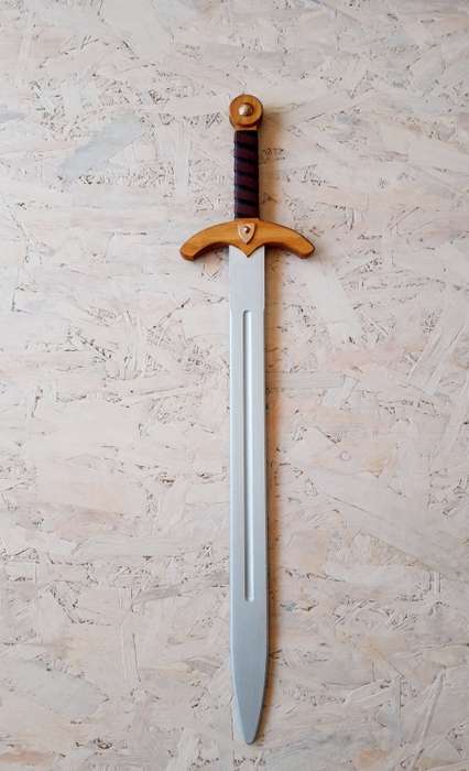 Wooden Medieval Knights Dragon Shield and Sword set