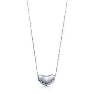 Designer's Silver Bean Pendant with Necklace *imported