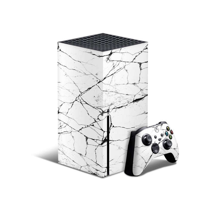Skins SA Xbox Series X - Marble White Skin