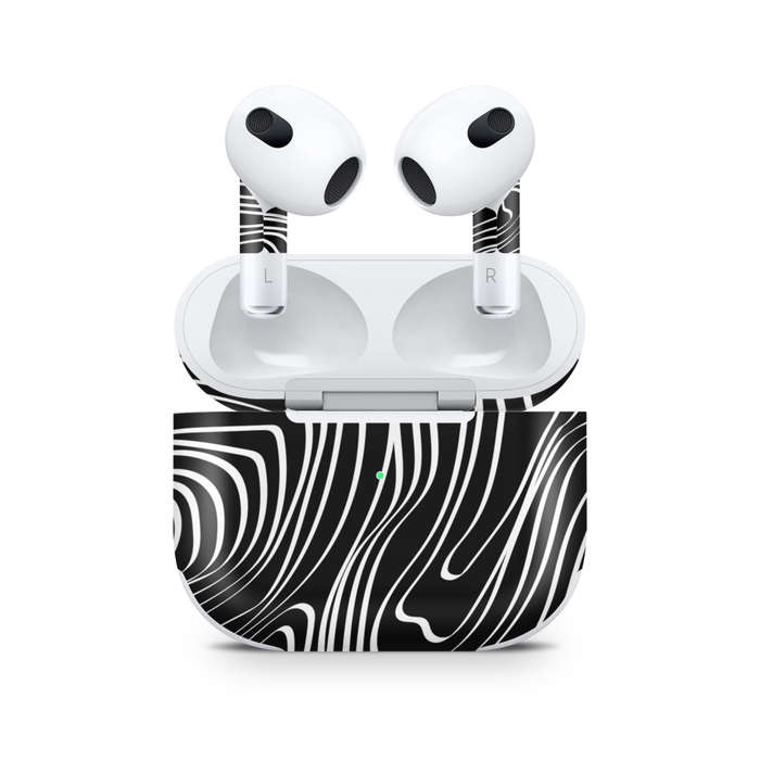 Skins SA Apple AirPod 3rd Gen - Damascus Black Skin