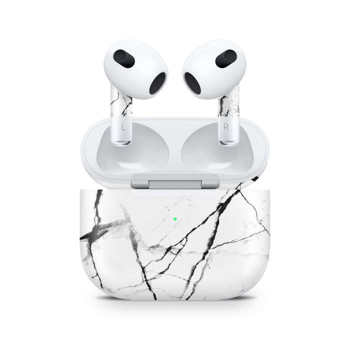Skins SA Apple AirPod 3rd Gen - Marble White Skin