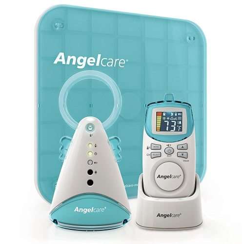 Angelcare Movement And Sound Monitor, Aqua/White