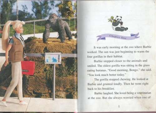BARBIE, THE GIANT PANDA PROBLEM - JACKLIN (1998)