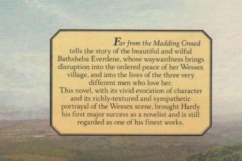FAR FROM THE MADDING CROWD - THOMAS HARDY (1984)