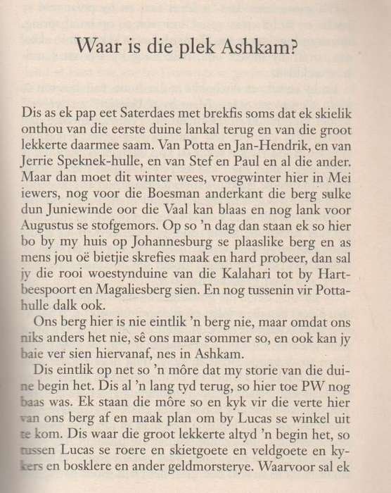 DUINE STORIES - PIENKES DU PLESSIS (1 STE UITGAWE 1996)