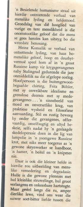 DIE SNYDOKTER VAN STALINGRAD - HEINZ G KONSALIK (1965)