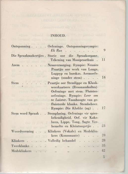 DERDE BOEKIE KLOKKIES LUI SPRAAKOPLEIDING - C J LOUBSER (JUTA GEV 1853)