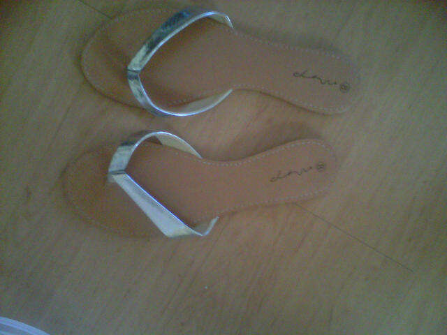 Mr Price size 8 silver slops