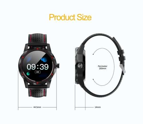 SKY 1 FITNESS HEALTH SPORTS SMARTWATCHES. RED, YELLOW AND WHITE