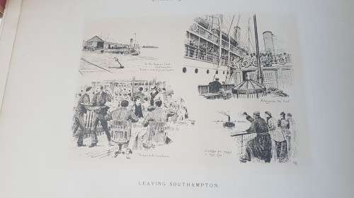 Union Jottings by William Whitelock Lloyd. Life on board ship R.M.S. Scot of the Union Line. c. 1890