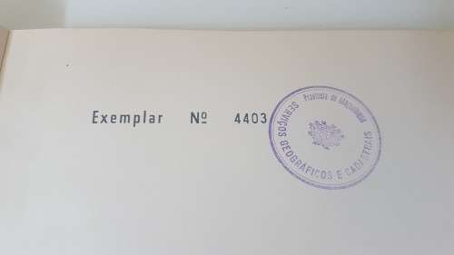 Atlas de Mocambique   Rare 1962 Atlas of Mozambique. Number 4403/4750.