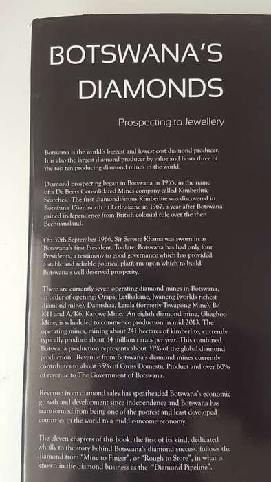 Botswana`s Diamonds. Prospecting to Jewellery By Michael C. Brook