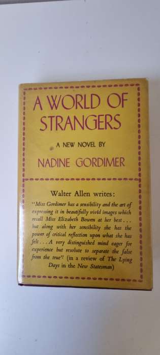 A World of Strangers. First Edition by Nadine Gordimer.
