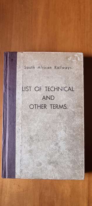 South African Railways Technical Terms List