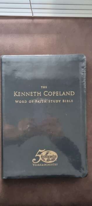 The Kenneth Copeland Word of Faith Study Bible. Modern English Version. NEW IN SHRINKWRAP. 50 Years.