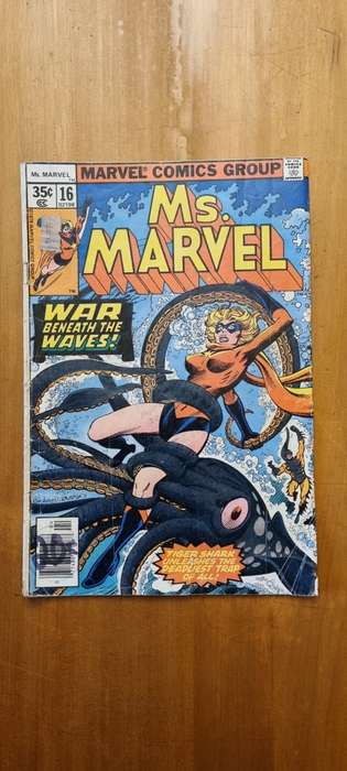 Original Bronze Age Marvel Comic: Ms. Marvel #16   April 1978,  first cameo appearance of Mystique