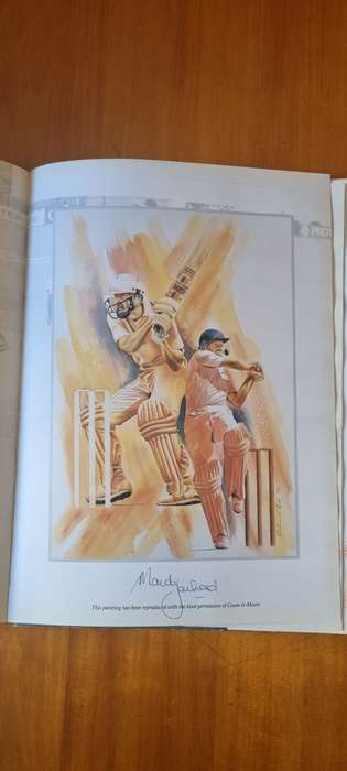 A Brush With Cricket. SIGNED BY Richie Ryall, Adrian Kuiper, Mandy Yachad and Craig Matthews, etc.