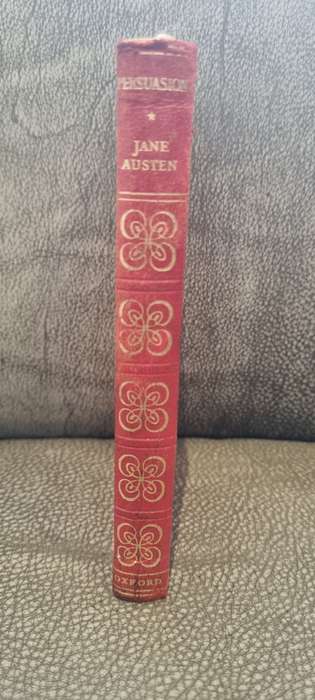 JANE AUSTEN! RED GILT DECORATED MORROCCO LEATHER ! Persuasion ( with introduction by Forrest Reid ).