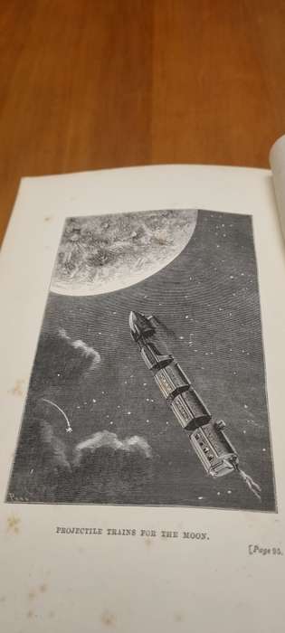 From the Earth to the Moon Direct in 97 hours 20 minutes: and a trip round it. 1875 !! Verne, Jules