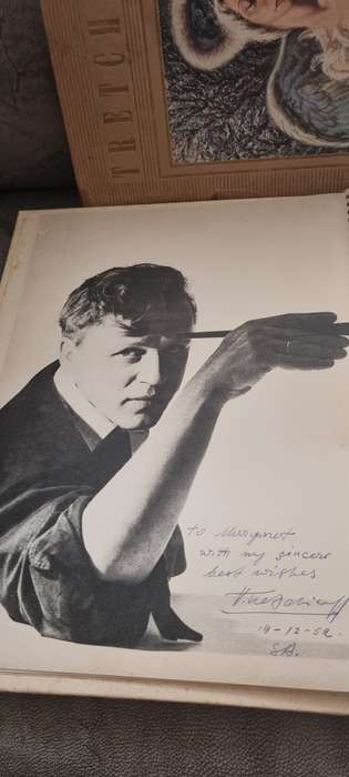 Tretchikoff. SIGNED AND INSCRIBED 1950 TRUE FIRST EDITION. In slipcase decorated with the Dying Swan