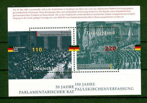 Deutchland Minisheet - Unmounted Mint