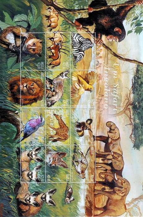 Angola Large Full Sheet - Unmounted Mint