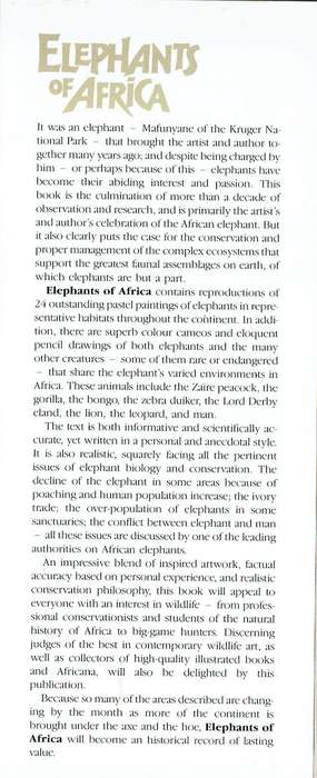 Paul Bosman and Anthony Hall-Martin, Elephants of Africa