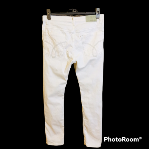 Calvin Klein Cream Jeans Size: 32