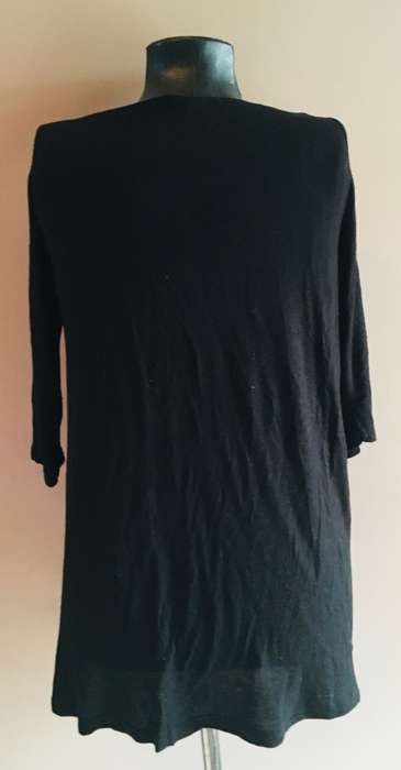 Audacity Black Longer Length Top Size ML