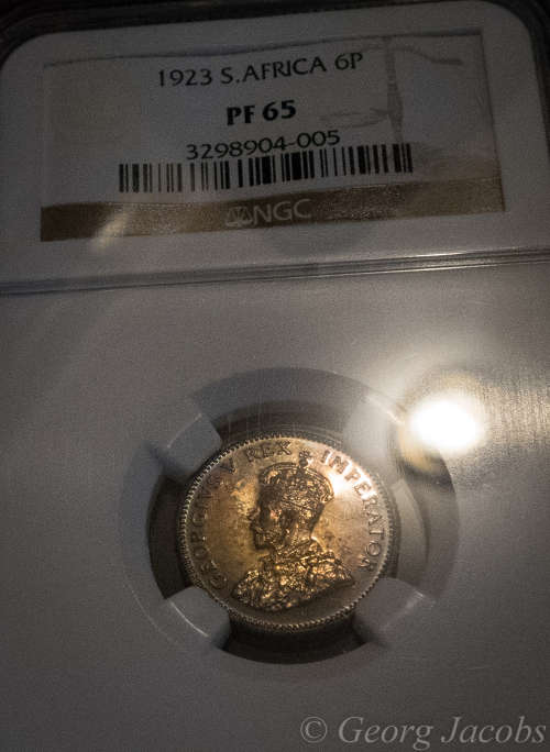 1923 Sixpence NGC Proof 65 - Second Finest - Start @ R1 !!!!
