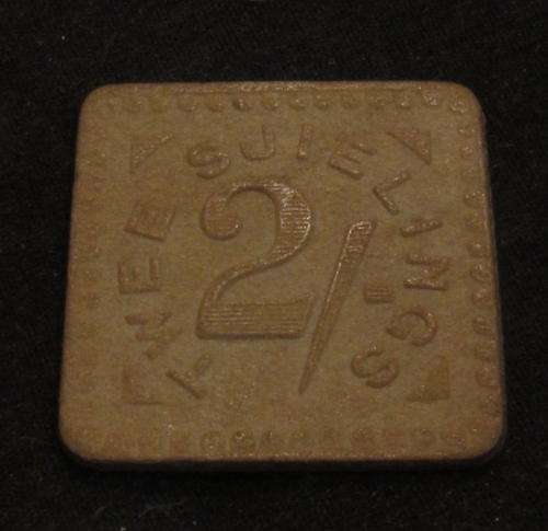 Union Internment Camp Token 2/-