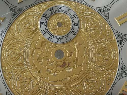 Grand Father Clock: Moon Face Dial, Made in Germany (a)