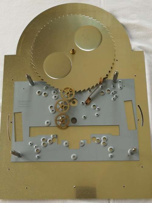 Grand Father Clock: Moon Face Dial, Made in Germany (a)