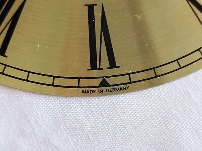 Gold Tone Clock Dial