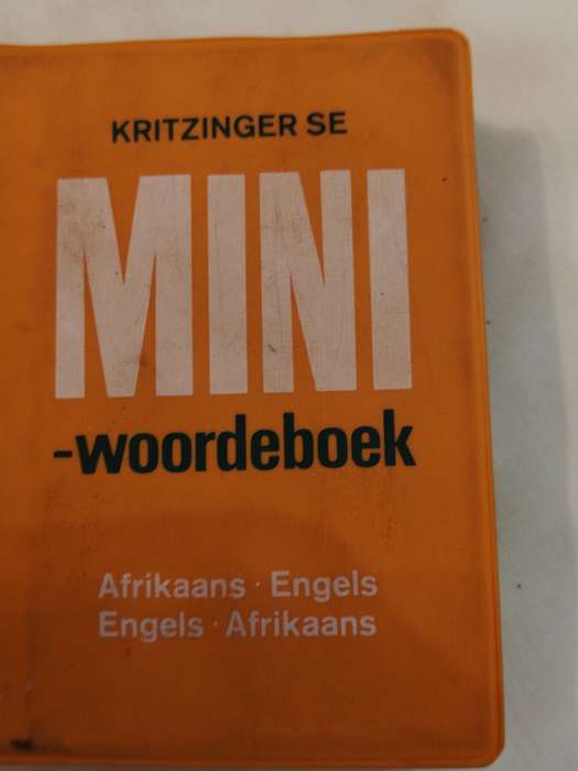 Kritzingers Mini-Dictionary English-Afrikaans & Afrikaans English
