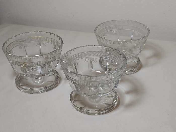 Set x3 Crystal Sorbet bowls