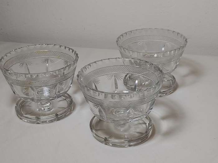 Set x3 Crystal Sorbet bowls