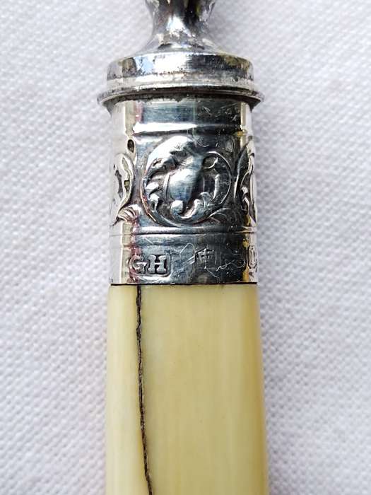 Two Fruit bone handle forks
