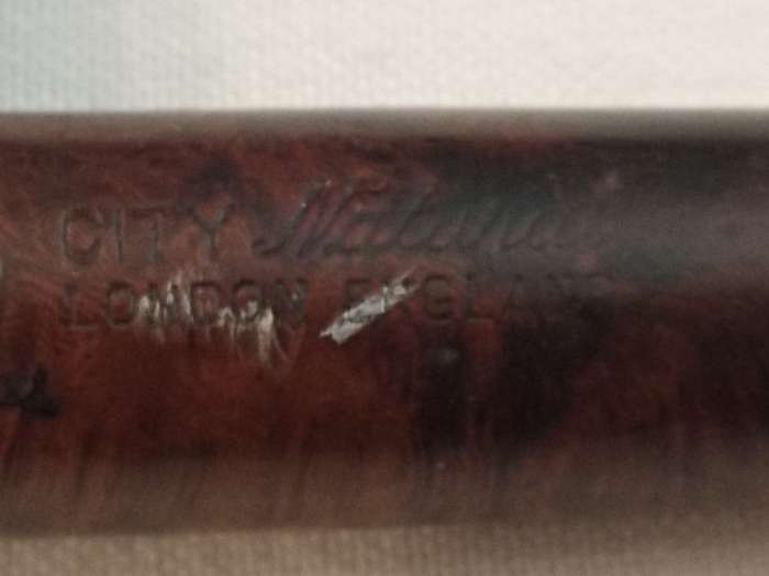 City Natural London England Smoking Pipe