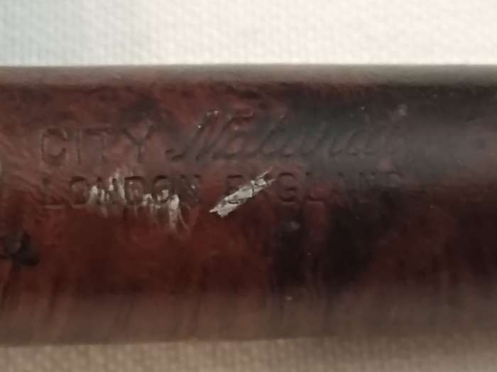 City Natural London England Smoking Pipe