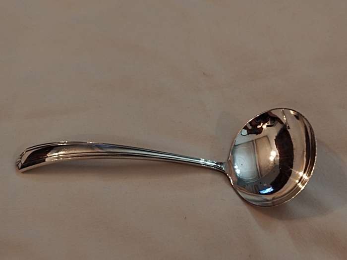 Art Deco Cooper Brothers, Rustless steel Sheffield Soup Ladle