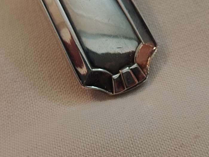 Art Deco Cooper Brothers, Rustless steel Sheffield Soup Ladle