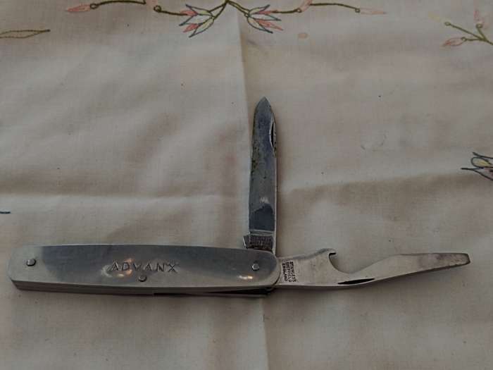 Vintage Advanx pocket knife & opener