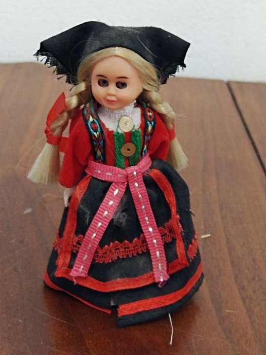Vintage Danish doll with magnet