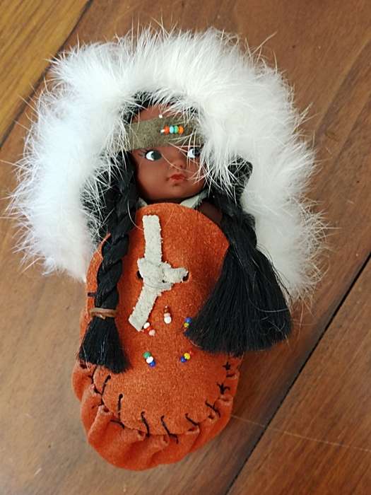 Vintage Folk Art Doll: Canadian