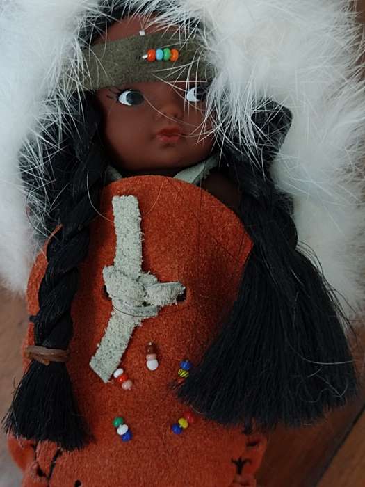 Vintage Folk Art Doll: Canadian