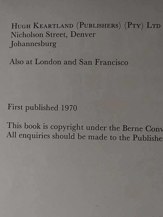 Zambezi South circa 1970 book