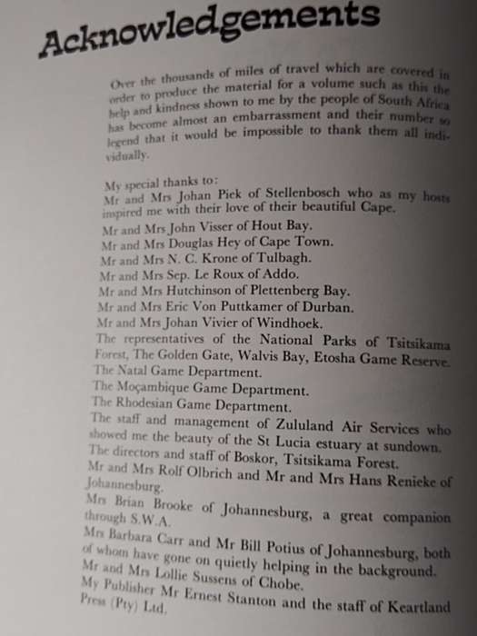 Zambezi South circa 1970 book