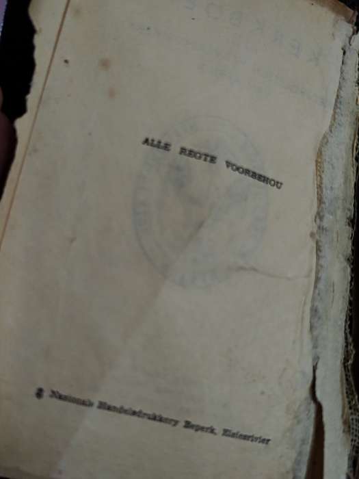 Psalms en Gesange. Kerk boek van die Nederduitsch Hervormde Kerk van Afrika