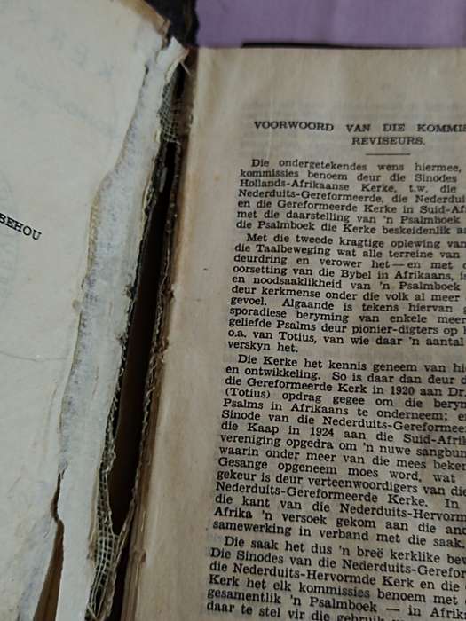 Psalms en Gesange. Kerk boek van die Nederduitsch Hervormde Kerk van Afrika